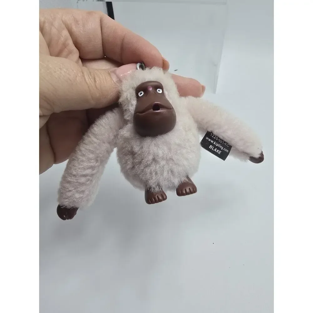 Kipling Keychain Pink Monkey Tag Fob Charm Blake